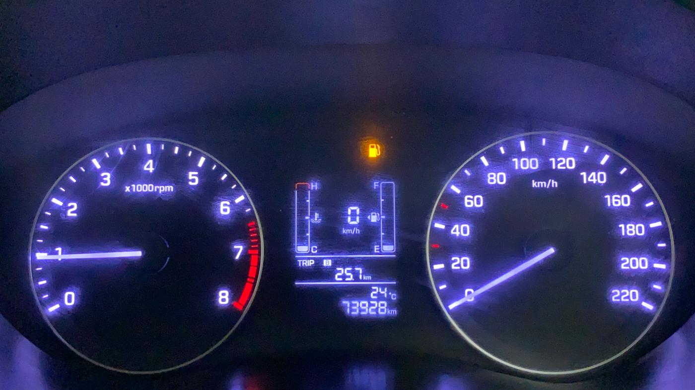 2017 Hyundai Elite i20 SPORTZ 1.2, Petrol, Manual, 73,928 km, Odometer Image