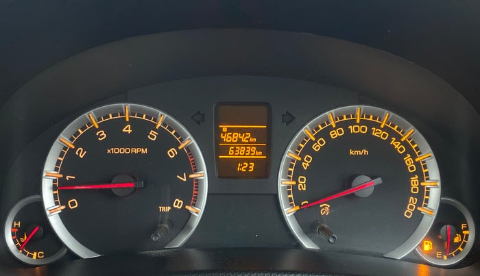 2012 Maruti Swift Dzire VXI, Petrol, Manual, 63,839 km, Odometer Image