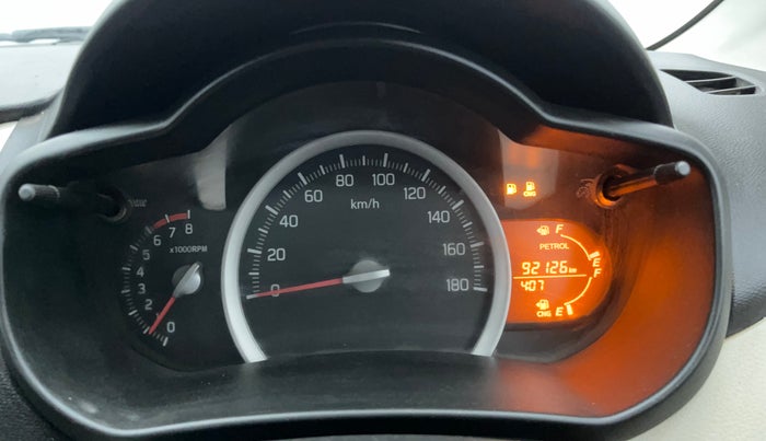 2016 Maruti Celerio VXI CNG, CNG, Manual, 92,073 km, Odometer Image