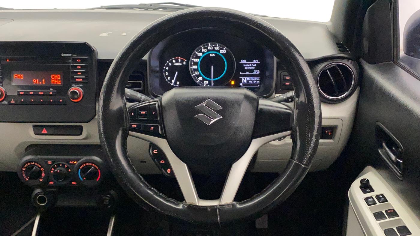 2019 Maruti IGNIS ZETA 1.2 AMT, Petrol, Automatic, 81,816 km, Steering Wheel Close Up