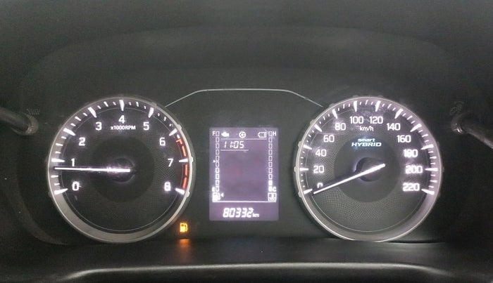 2023 Maruti BREZZA LXI SMART HYBRID, CNG, Manual, 80,327 km, Odometer Image