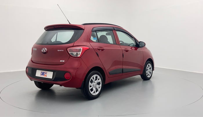 2019 Hyundai Grand i10 SPORTZ 1.2 KAPPA VTVT, Petrol, Manual, 22,011 km, Right Back Diagonal (45- Degree) View