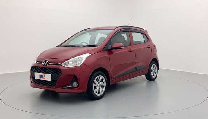 2019 Hyundai Grand i10 SPORTZ 1.2 KAPPA VTVT, Petrol, Manual, 22,011 km, Left Front Diagonal (45- Degree) View