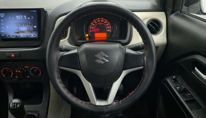 2019 Maruti New Wagon-R VXI (O) 1.0, Petrol, Manual, 31,216 km, Steering Wheel Close Up