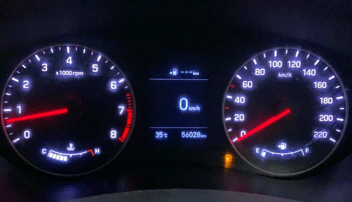 2018 Hyundai Elite i20 ASTA 1.2 (O), Petrol, Manual, 56,158 km, Odometer Image