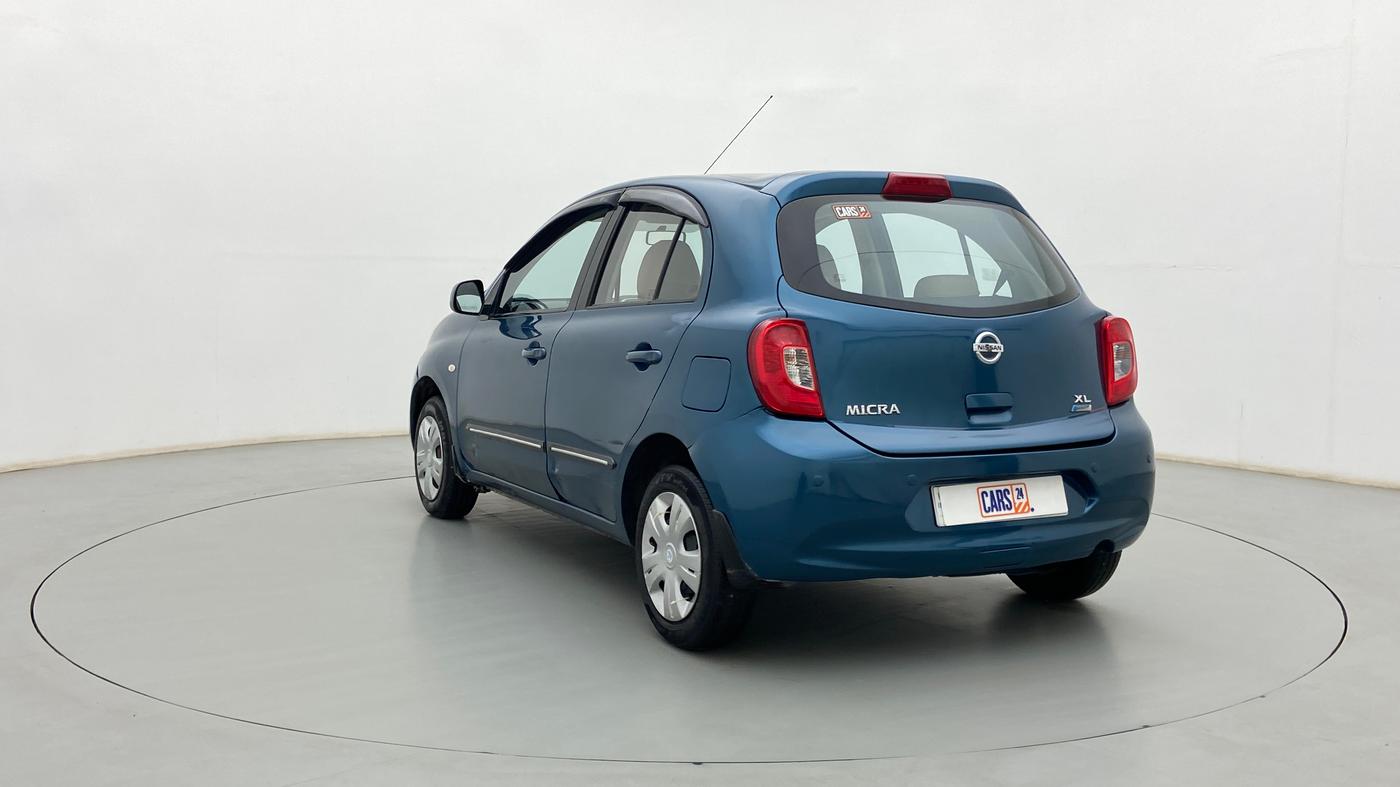 2018 Nissan Micra XL (O) CVT, Petrol, Automatic, 1,03,845 km, Left Back Diagonal