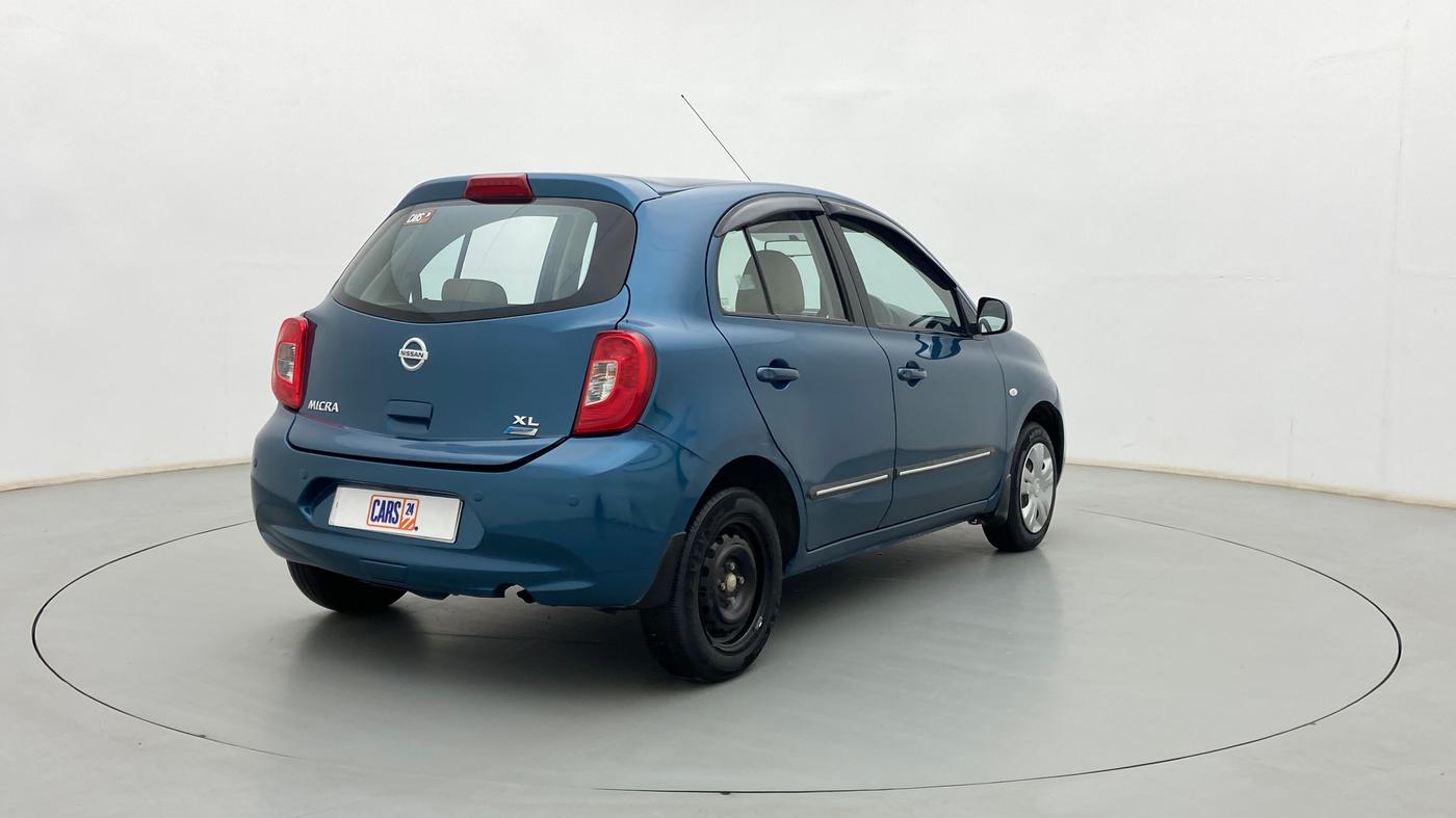 2018 Nissan Micra XL (O) CVT, Petrol, Automatic, 1,03,845 km, Right Back Diagonal