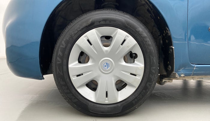 2018 Nissan Micra XL (O) CVT, Petrol, Automatic, 1,03,845 km, Left Front Wheel