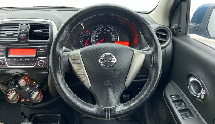 2018 Nissan Micra XL (O) CVT, Petrol, Automatic, 1,03,845 km, Steering Wheel Close Up