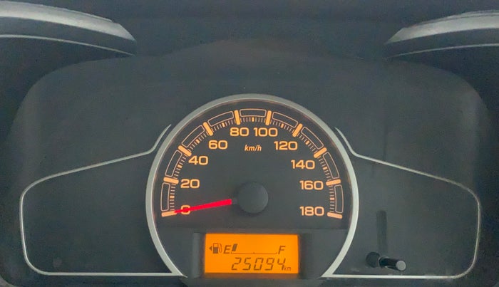 2020 Maruti Alto VXI, Petrol, Manual, 25,190 km, Odometer Image