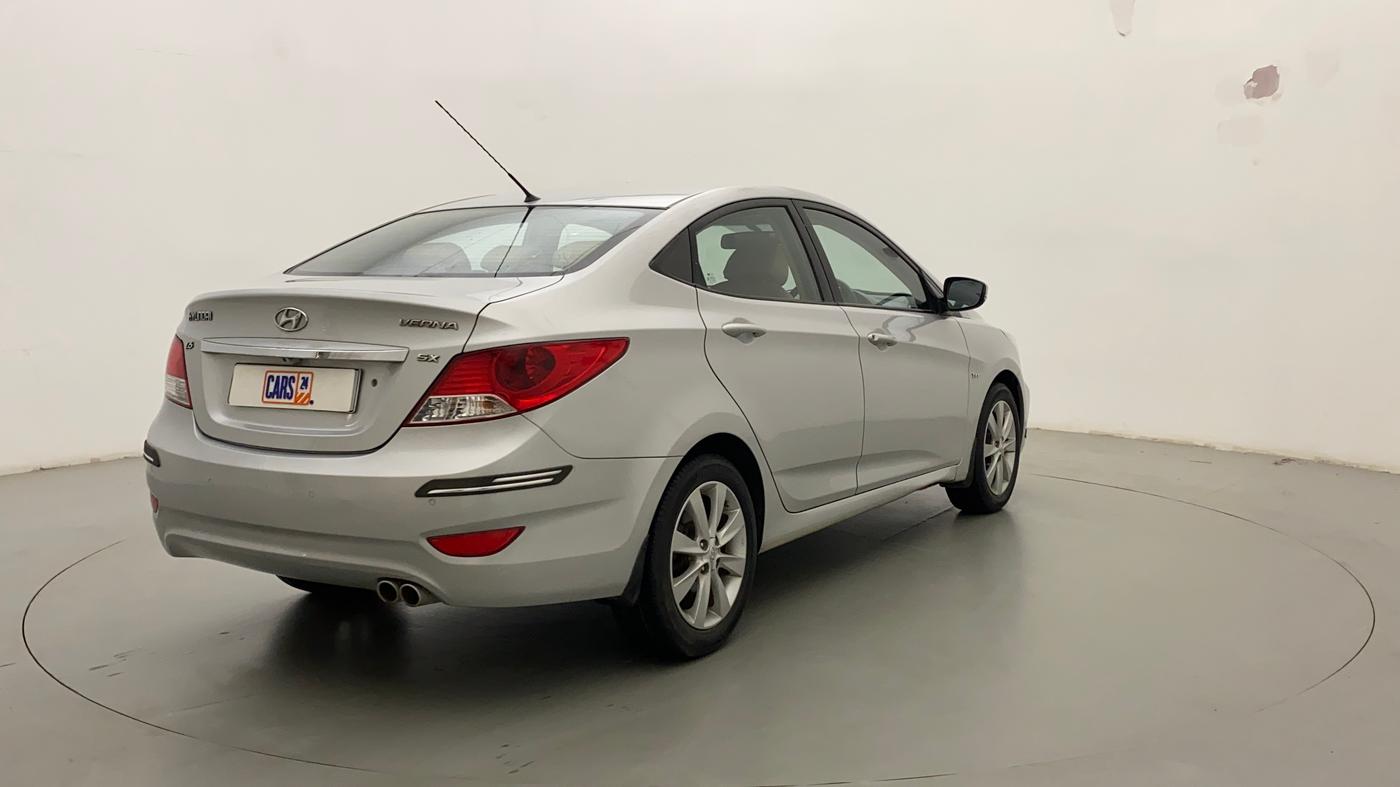 2013 Hyundai Verna FLUIDIC 1.6 VTVT SX, Petrol, Manual, 55,743 km, Right Back Diagonal