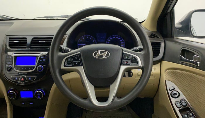 2013 Hyundai Verna FLUIDIC 1.6 VTVT SX, Petrol, Manual, 55,743 km, Steering Wheel Close Up