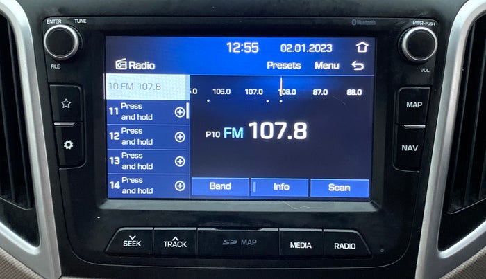 2019 Hyundai Creta 1.6 VTVT SX AUTO, Petrol, Automatic, 28,096 km, Infotainment System