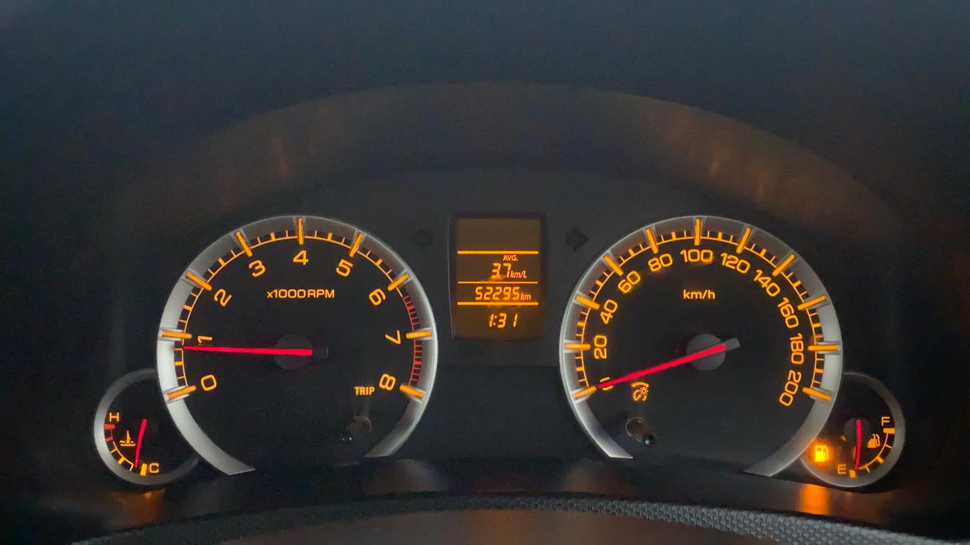 2015 Maruti Swift Dzire VXI, Petrol, Manual, 52,630 km, Odometer Image