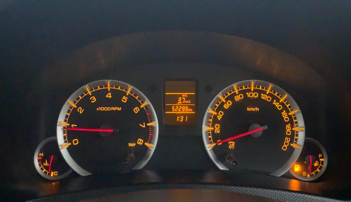 2015 Maruti Swift Dzire VXI, Petrol, Manual, 52,630 km, Odometer Image