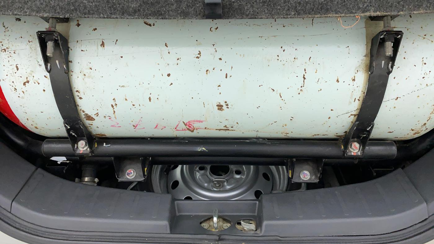 2012 Maruti Wagon R 1.0 LXI CNG, CNG, Manual, 87,309 km, Boot Inside