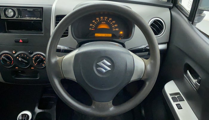 2012 Maruti Wagon R 1.0 LXI CNG, CNG, Manual, 87,309 km, Steering Wheel Close Up