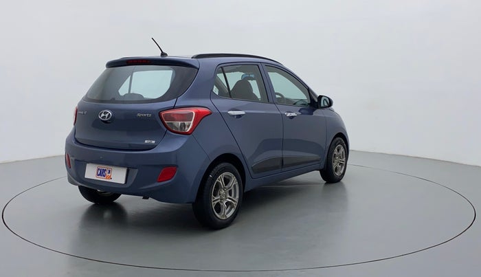 2014 Hyundai Grand i10 SPORTZ 1.2 KAPPA VTVT, Petrol, Manual, 26,760 km, Right Back Diagonal