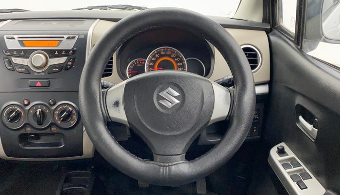 2014 Maruti Wagon R 1.0 VXI, Petrol, Manual, 92,739 km, Steering Wheel Close Up