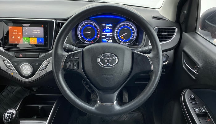 2021 Toyota Glanza G, Petrol, Manual, 28,246 km, Steering Wheel Close Up