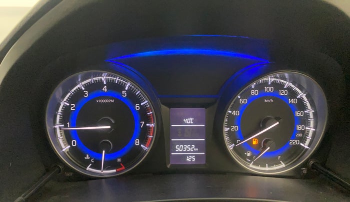 2018 Maruti Baleno DELTA PETROL 1.2, Petrol, Manual, 50,320 km, Odometer Image