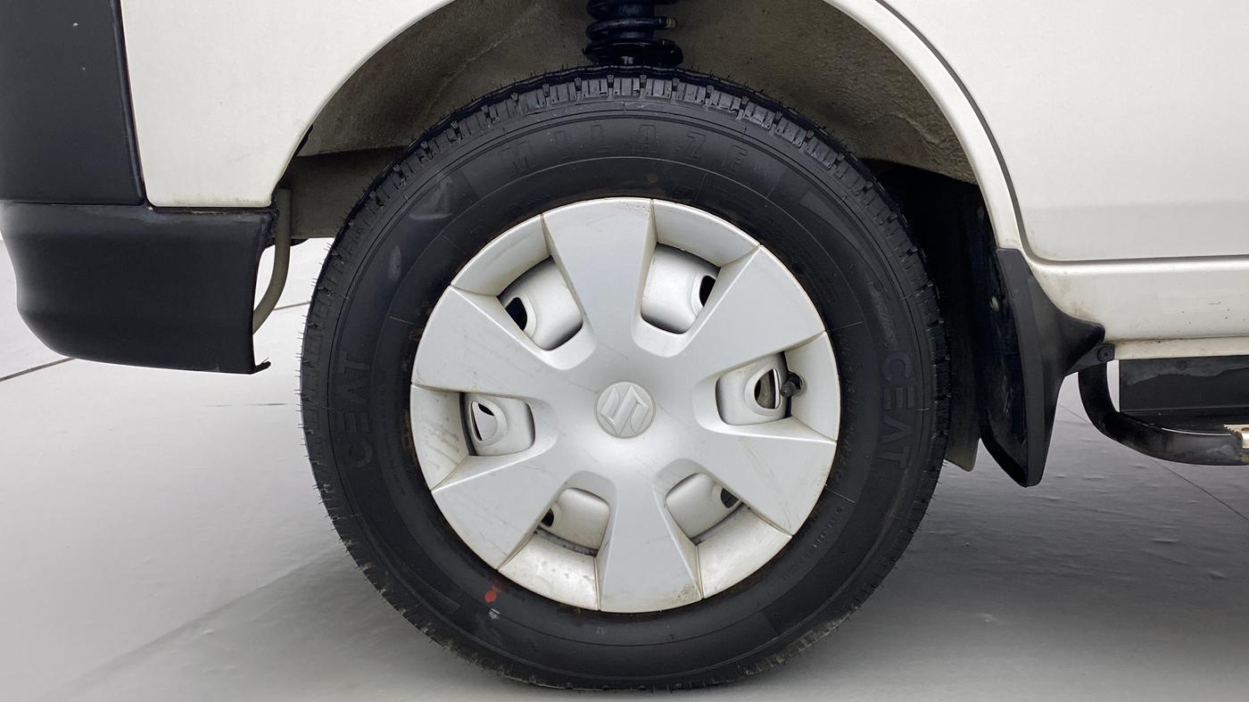 2019 Maruti Eeco 5 STR WITH AC PLUSHTR, Petrol, Manual, 12,606 km, Left Front Wheel