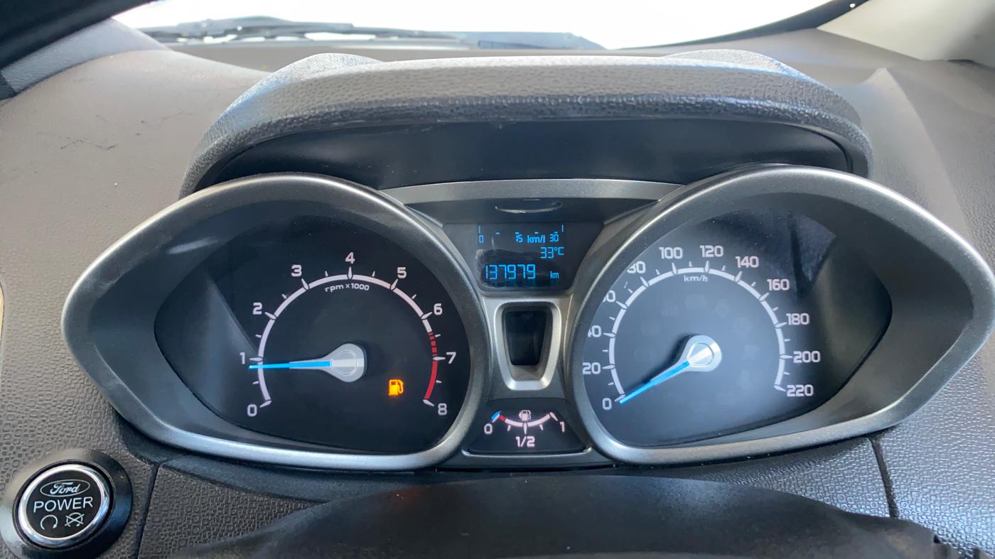 2017 Ford Ecosport TITANIUM 1.5L PETROL, Petrol, Manual, 1,37,077 km, Odometer Image