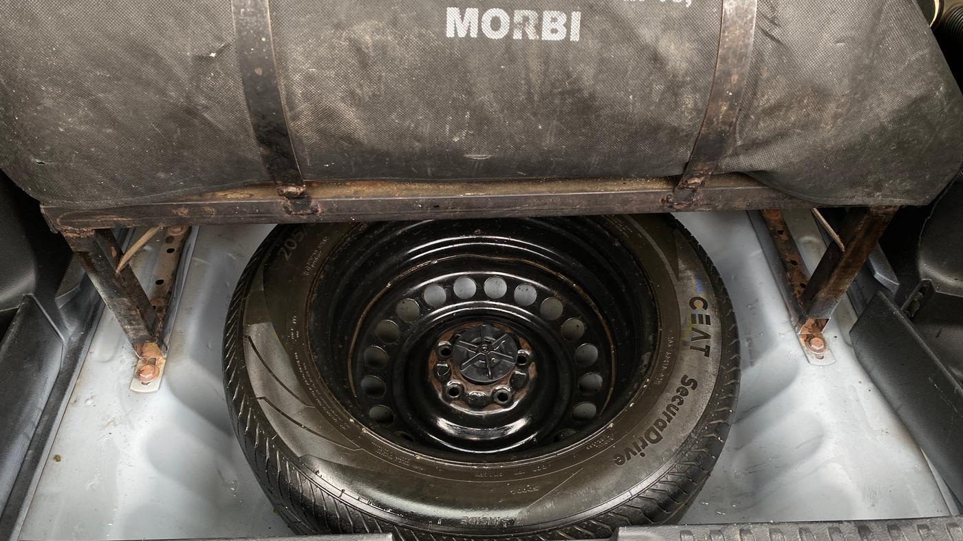 2022 Maruti Vitara Brezza VXI, CNG, Manual, 69,439 km, Spare Tyre