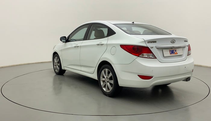 2012 Hyundai Verna FLUIDIC 1.6 VTVT SX, Petrol, Manual, 85,385 km, Left Back Diagonal