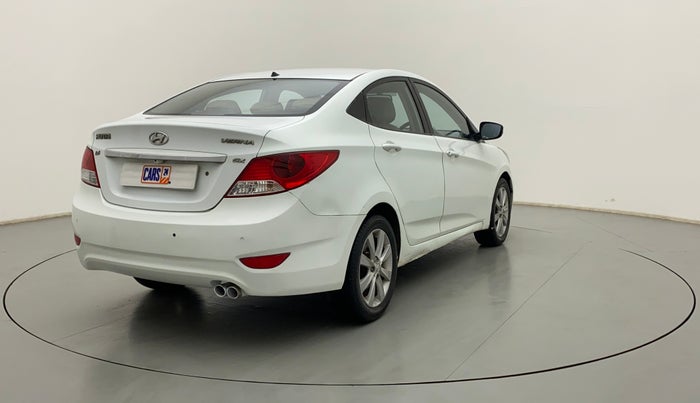 2012 Hyundai Verna FLUIDIC 1.6 VTVT SX, Petrol, Manual, 85,385 km, Right Back Diagonal