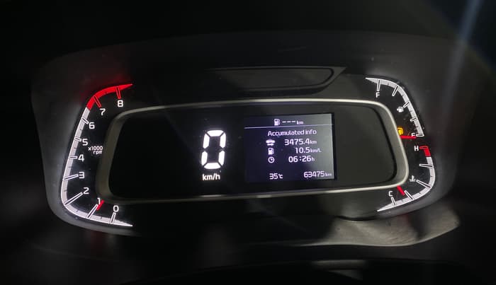2021 KIA SONET HTK PLUS 1.2, Petrol, Manual, 63,461 km, Odometer Image