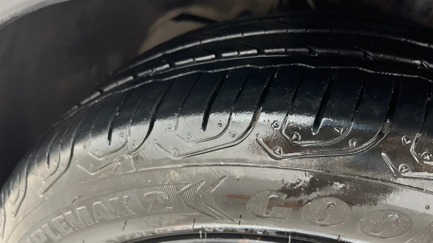 2023 Tata TIAGO NRG XZ AMT, Petrol, Automatic, 58,243 km, Left Front Tyre Tread