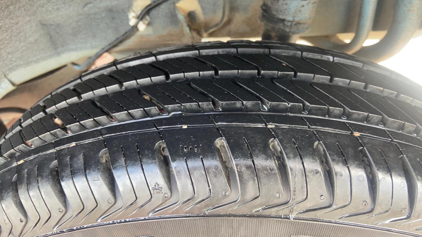 2014 Datsun Go T, Petrol, Manual, 46,466 km, Left Rear Tyre Tread