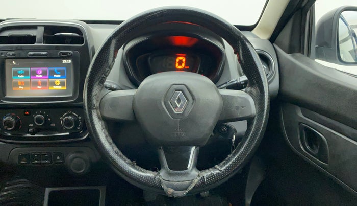 2017 Renault Kwid RXT 1.0 (O), Petrol, Manual, 23,602 km, Steering Wheel Close Up