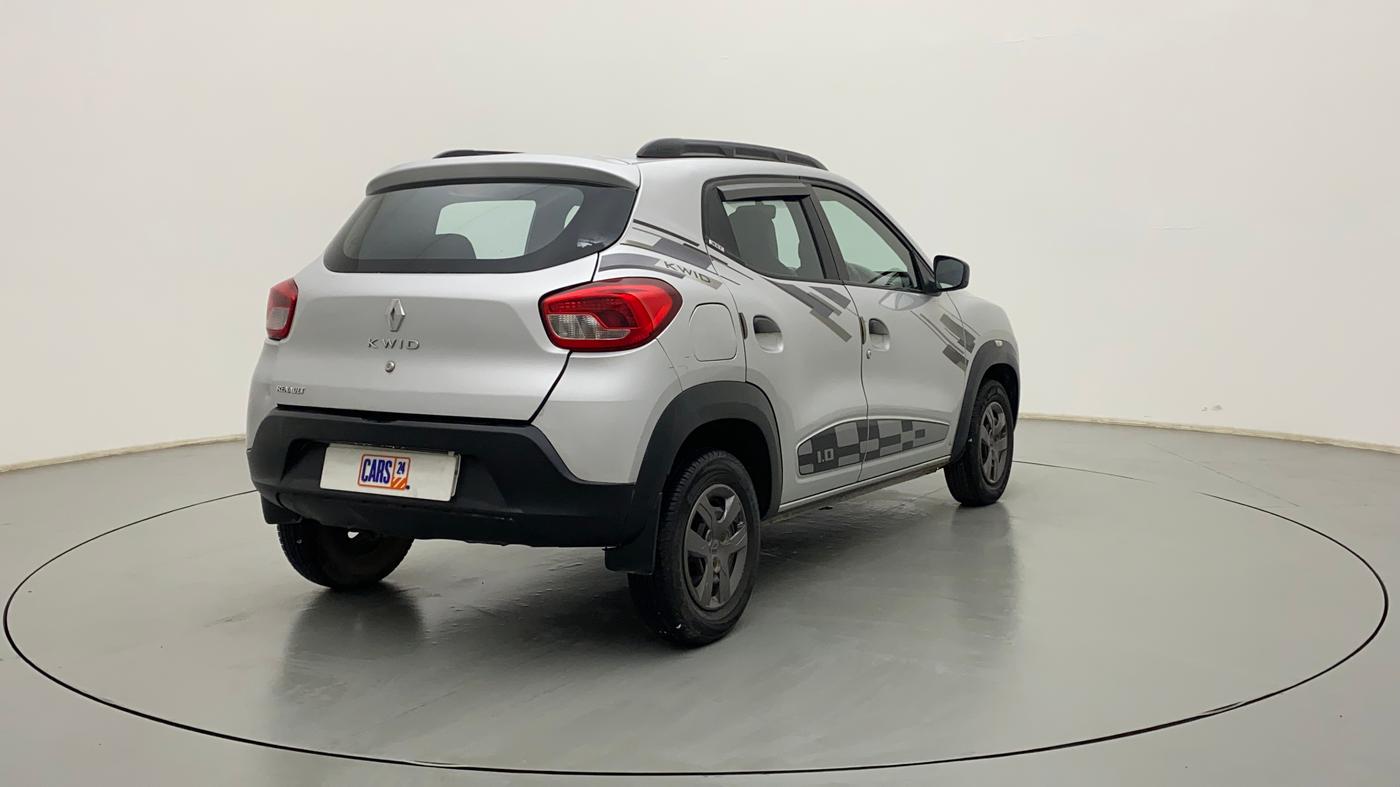 2017 Renault Kwid RXT 1.0 (O), Petrol, Manual, 23,602 km, Right Back Diagonal