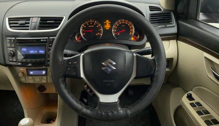 2015 Maruti Swift Dzire ZXI, Petrol, Manual, 54,899 km, Steering Wheel Close Up