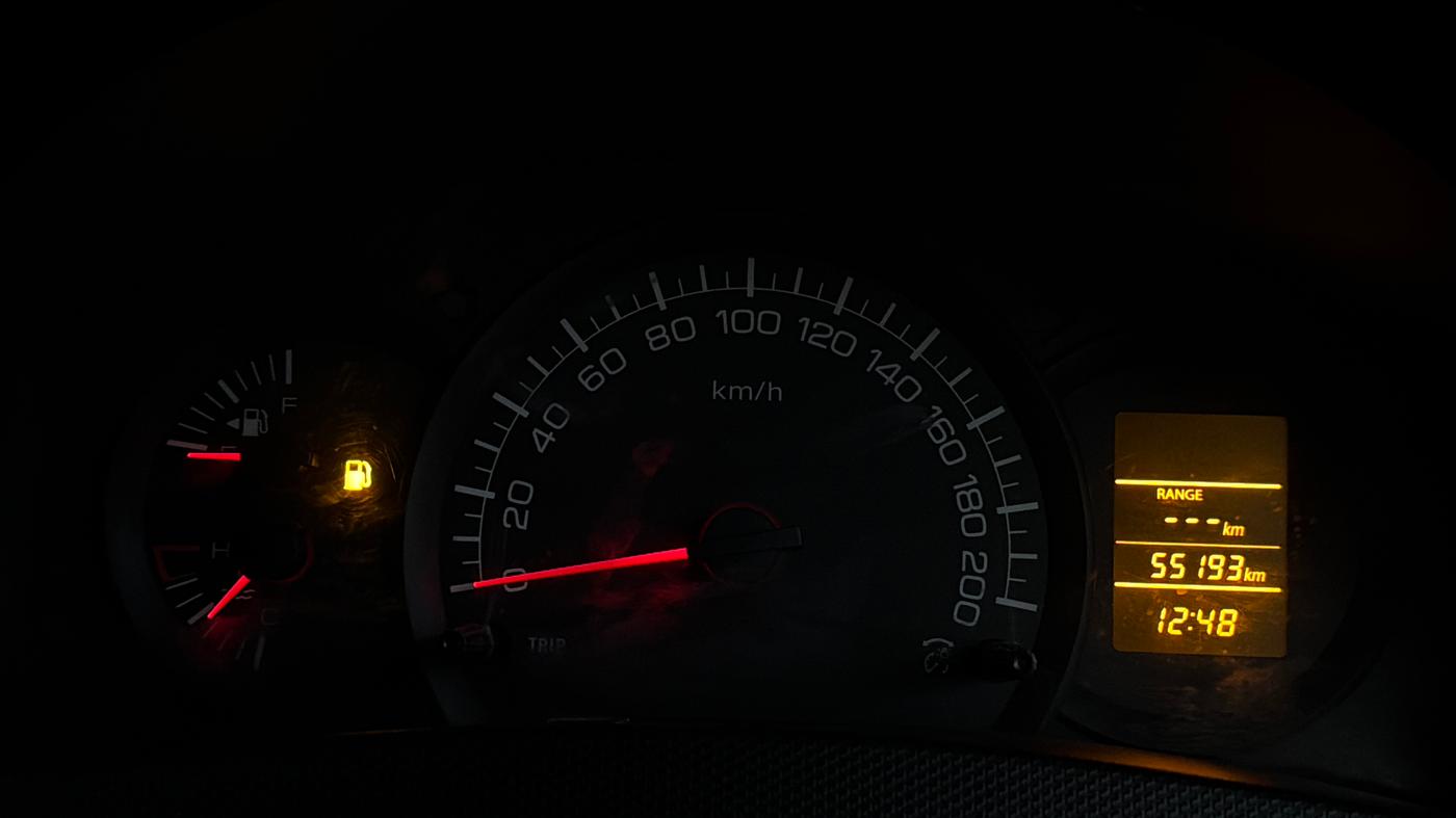 2015 Maruti Swift LXI, Petrol, Manual, 55,184 km, Odometer Image