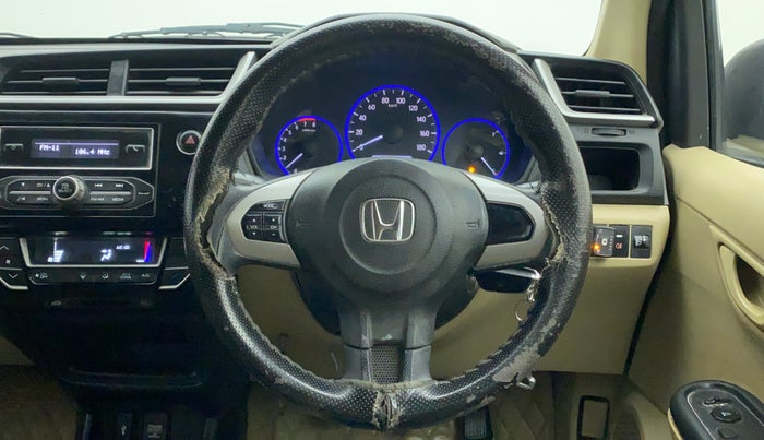 2017 Honda Amaze 1.2L I-VTEC S, CNG, Manual, 68,487 km, Steering Wheel Close Up