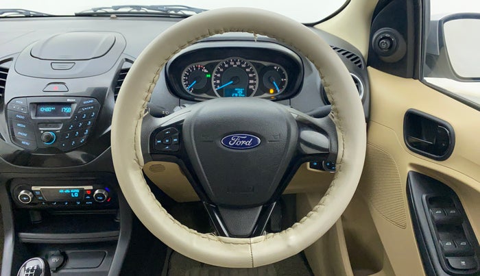 2017 Ford Figo Aspire 1.2 TITANIUM PETROL, Petrol, Manual, 27,782 km, Steering Wheel Close-up