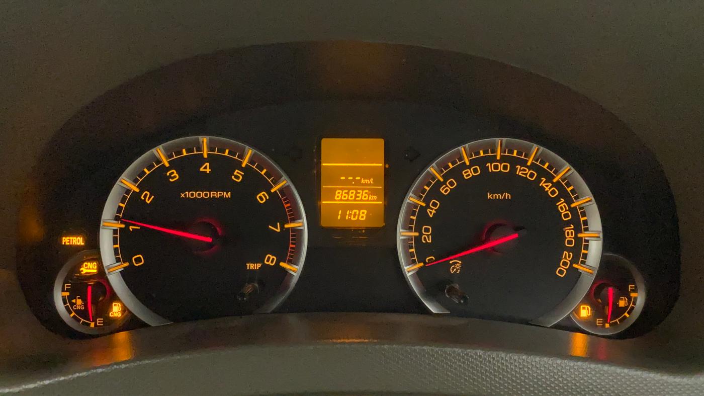 2014 Maruti Ertiga VXI CNG, CNG, Manual, 86,836 km, Odometer Image