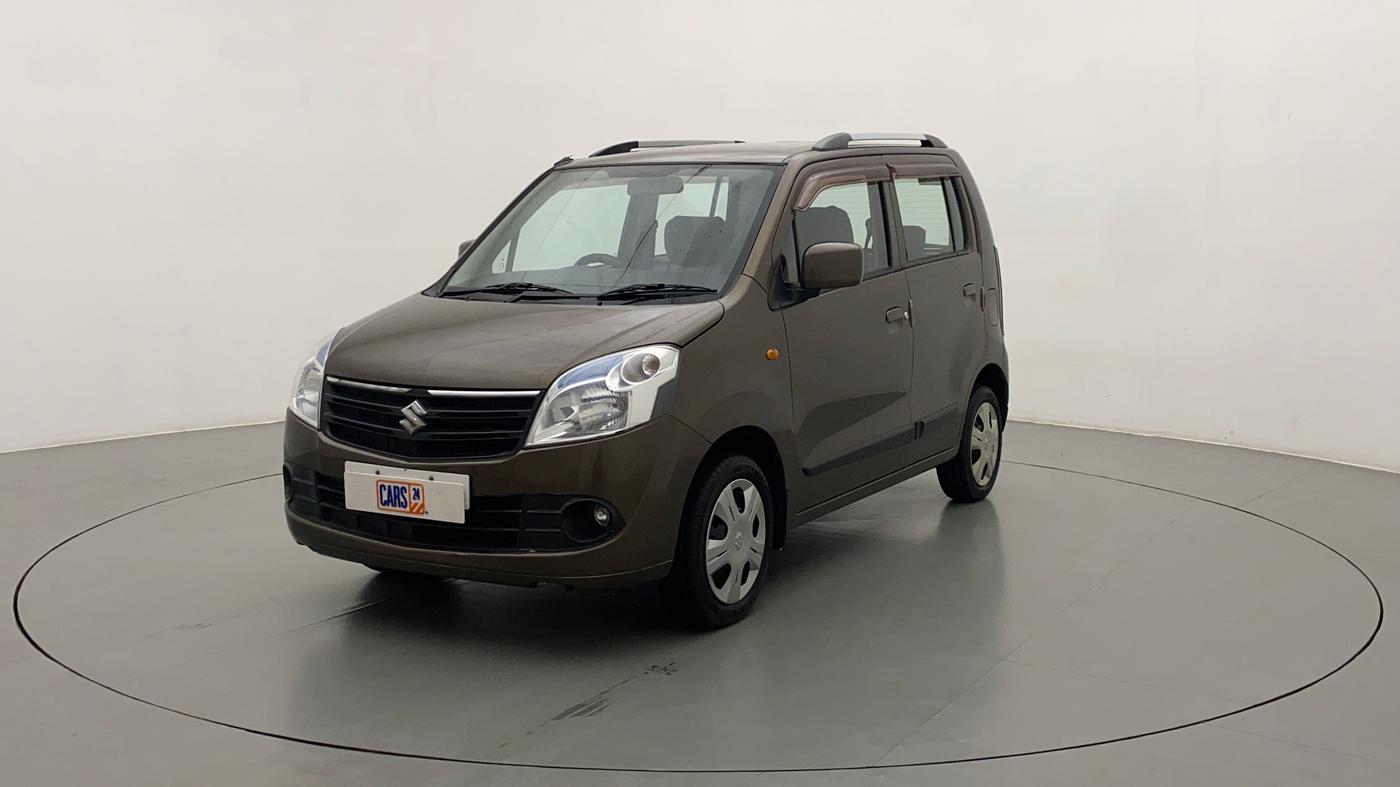2012 Maruti Wagon R 1.0 VXI, Petrol, Manual, 35,556 km, Left Front Diagonal