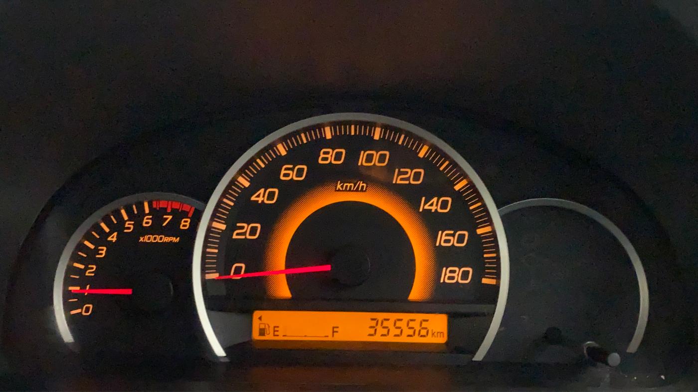 2012 Maruti Wagon R 1.0 VXI, Petrol, Manual, 35,556 km, Odometer Image