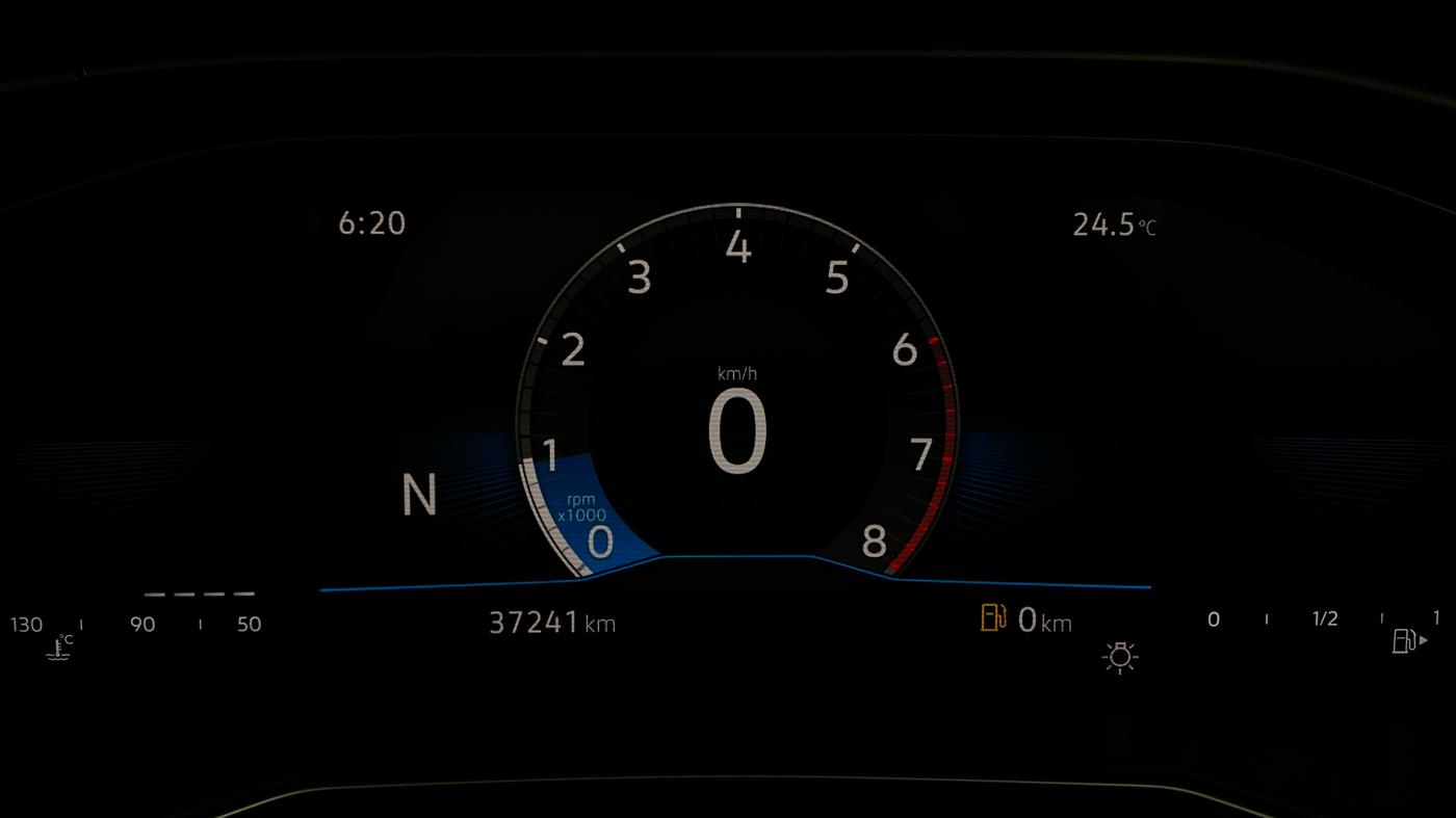 2023 Volkswagen VIRTUS TOPLINE TSI 1.0 AT, Petrol, Automatic, 37,237 km, Odometer Image