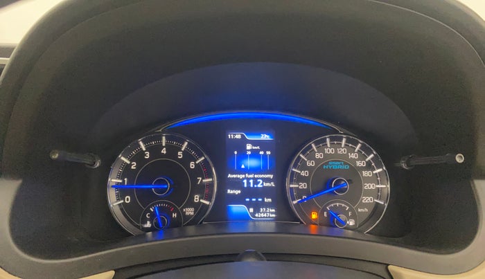 2019 Maruti Ciaz ALPHA 1.5 SHVS PETROL, Petrol, Manual, 42,646 km, Odometer Image