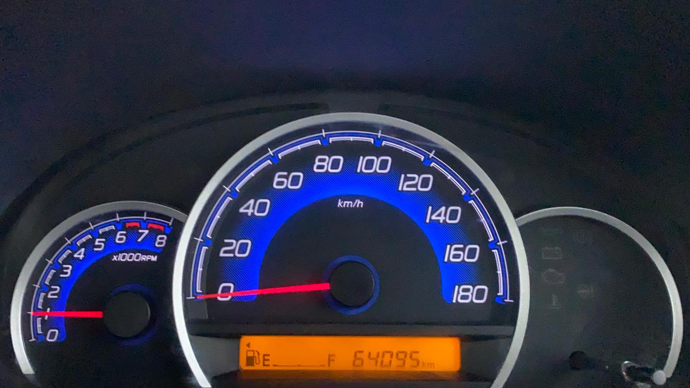 2018 Maruti Wagon R 1.0 VXI, Petrol, Manual, 64,336 km, Odometer Image