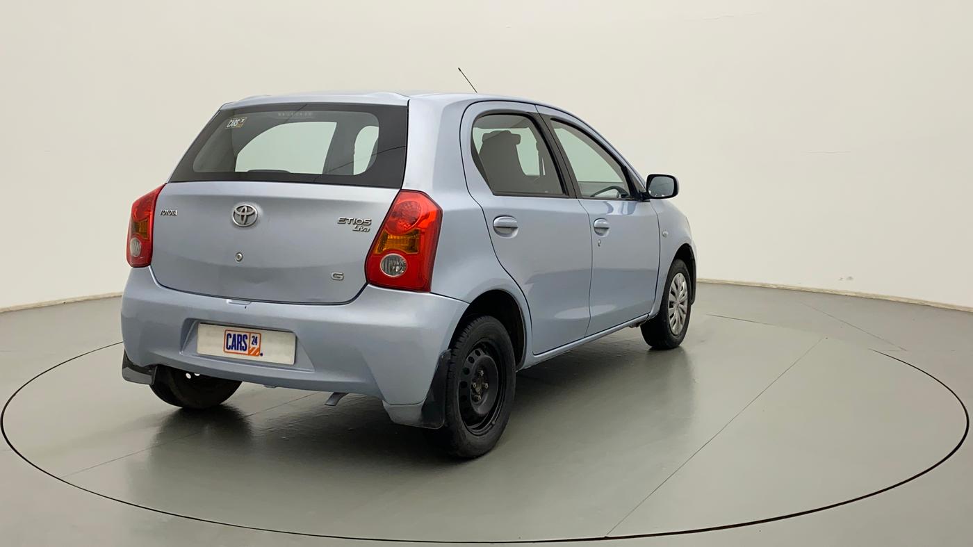 2012 Toyota Etios Liva G, Petrol, Manual, 32,848 km, Right Back Diagonal