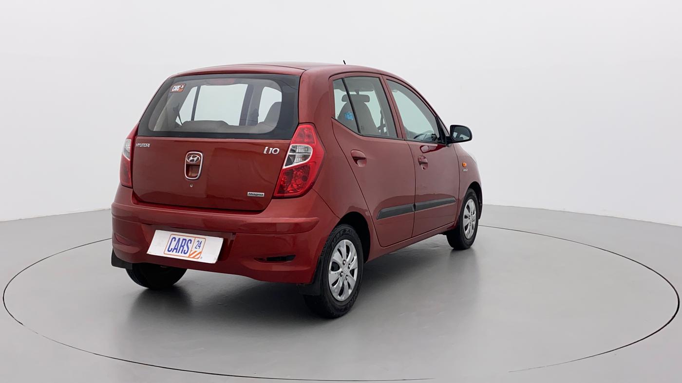 2012 Hyundai i10 MAGNA 1.1, Petrol, Manual, 18,601 km, Right Back Diagonal