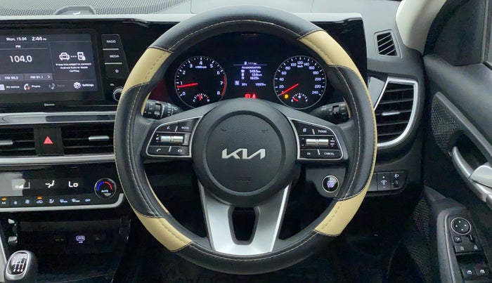 2023 KIA SELTOS HTK PLUS 1.5 IMT, Petrol, Manual, 10,629 km, Steering Wheel Close Up