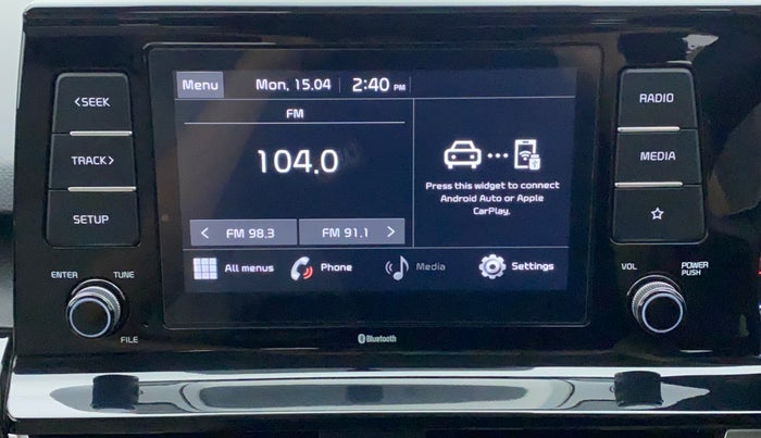 2023 KIA SELTOS HTK PLUS 1.5 IMT, Petrol, Manual, 10,629 km, Infotainment System