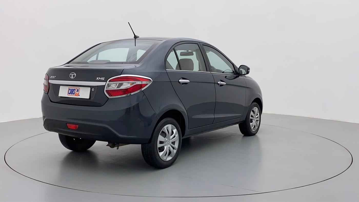2016 Tata Zest XMS QUADRAJET 75PS, Diesel, Manual, 50,023 km, Right Back Diagonal